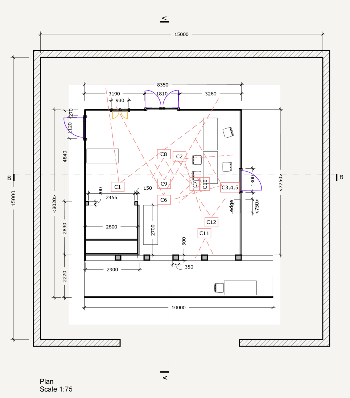 Tamil Welfare Bank - Floor Plan